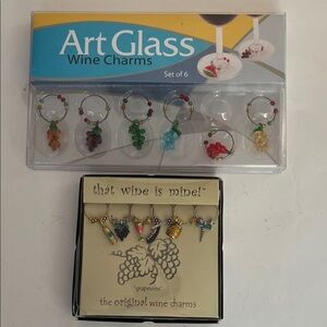 Artel Glass Wine Charms Set - Multicolor